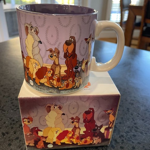 Disney Vintage NWT Lady & the Tramp Collectible Mug in Original Box RARE FIND - Picture 1 of 7